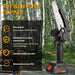 Mini Chainsaw Kit, 4-Inch+6-Inch Adjustable Cordless Handheld Chain Saw with 2 Rechargeable 21V 2000mAh Battery, 4 Chains, Tool Box Set, Hand Held Power Chain Saws DANNY'S HOME GOODS