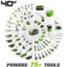 40V 16" Cordless Battery Push Mower 3pc Combo Kit, 4Ah Battery, 2Ah Battery and Charger greenworkstools