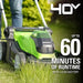 40V 17" Push Mower, 13" String Trimmer & 390 CFM Blower Combo Kit w/ 4.0Ah Battery & Charger greenworkstools
