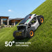 Mowrator S1 21" Leaf & Lawn 4WD 119% Slope (50°) Remote Control Mower Grip Tread Tire Edition MOWRATOR