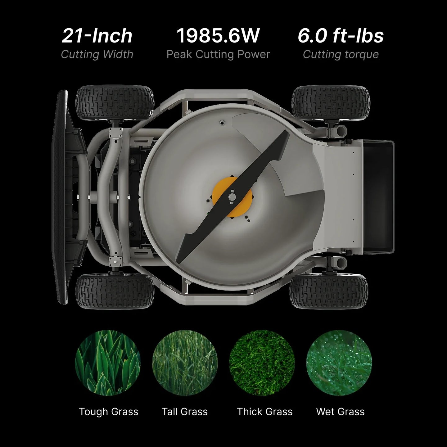 Mowrator S1 21" Leaf & Lawn 4WD 75% Slope (37°) Remote Control Mower MOWRATOR