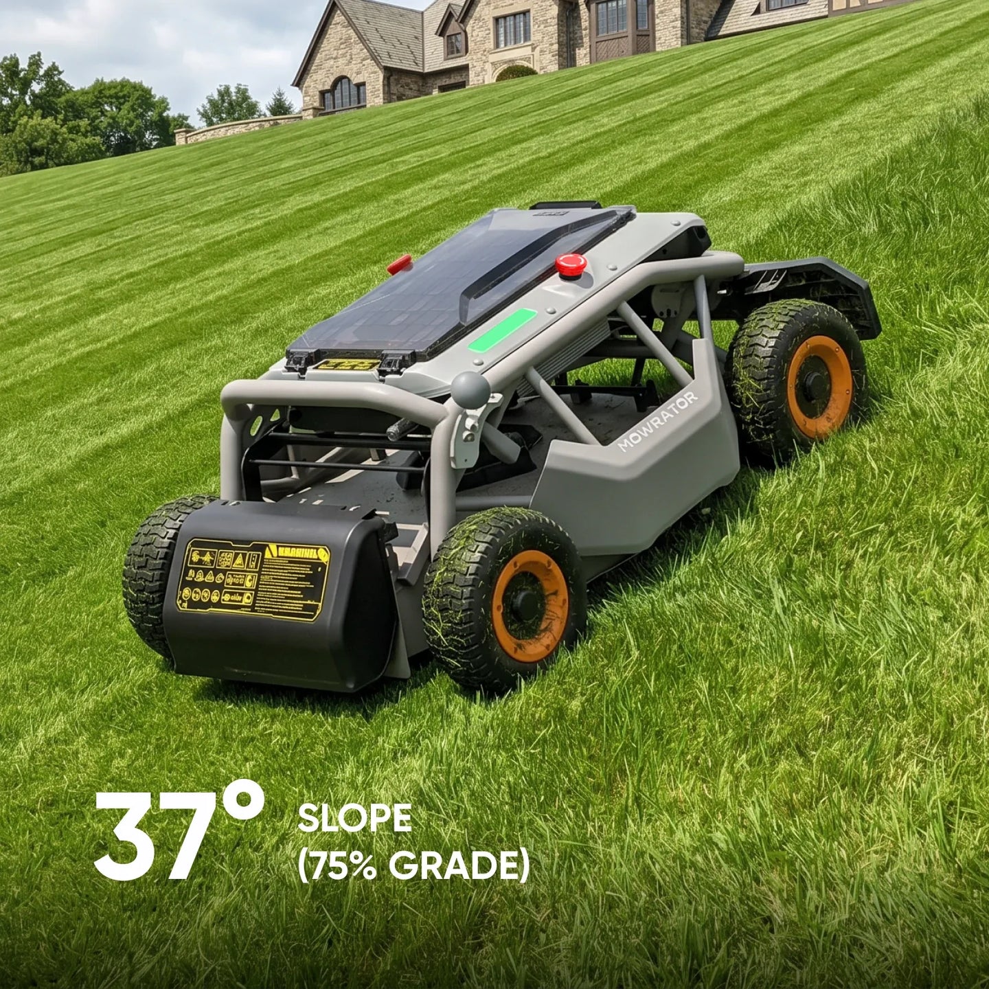 Mowrator S1 21" Leaf & Lawn 4WD 75% Slope (37°) Remote Control Mower MOWRATOR