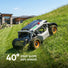 Mowrator S1 21" Leaf & Lawn 4WD 85% Slope (40°) Remote Control Mower Wide Wheel Edition MOWRATOR