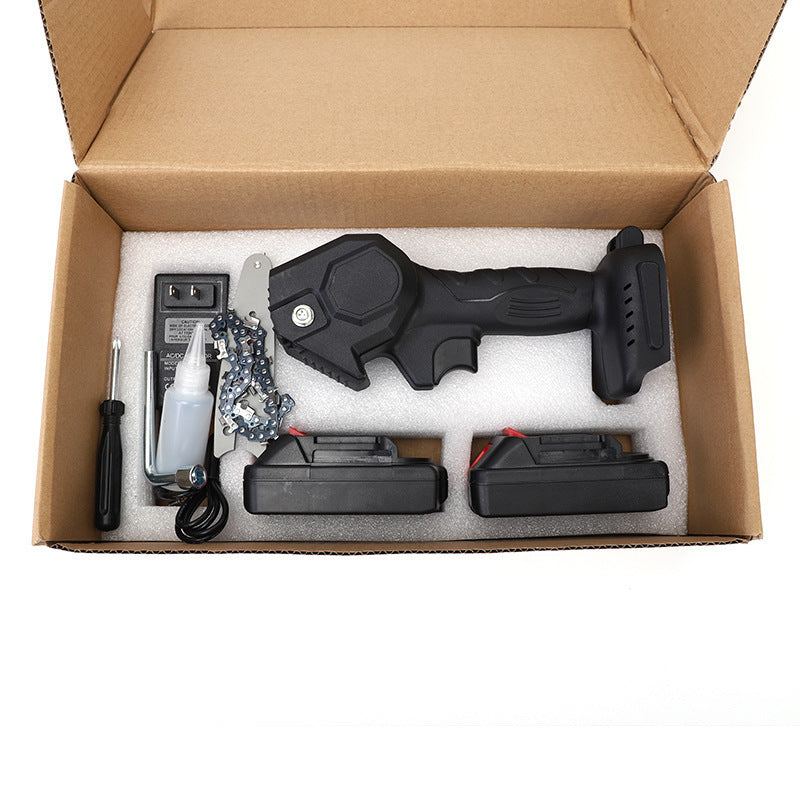 4 Inch Mini Saw Cordless Electric Chain Saw Single Hand Saw Integrity Home and Tools