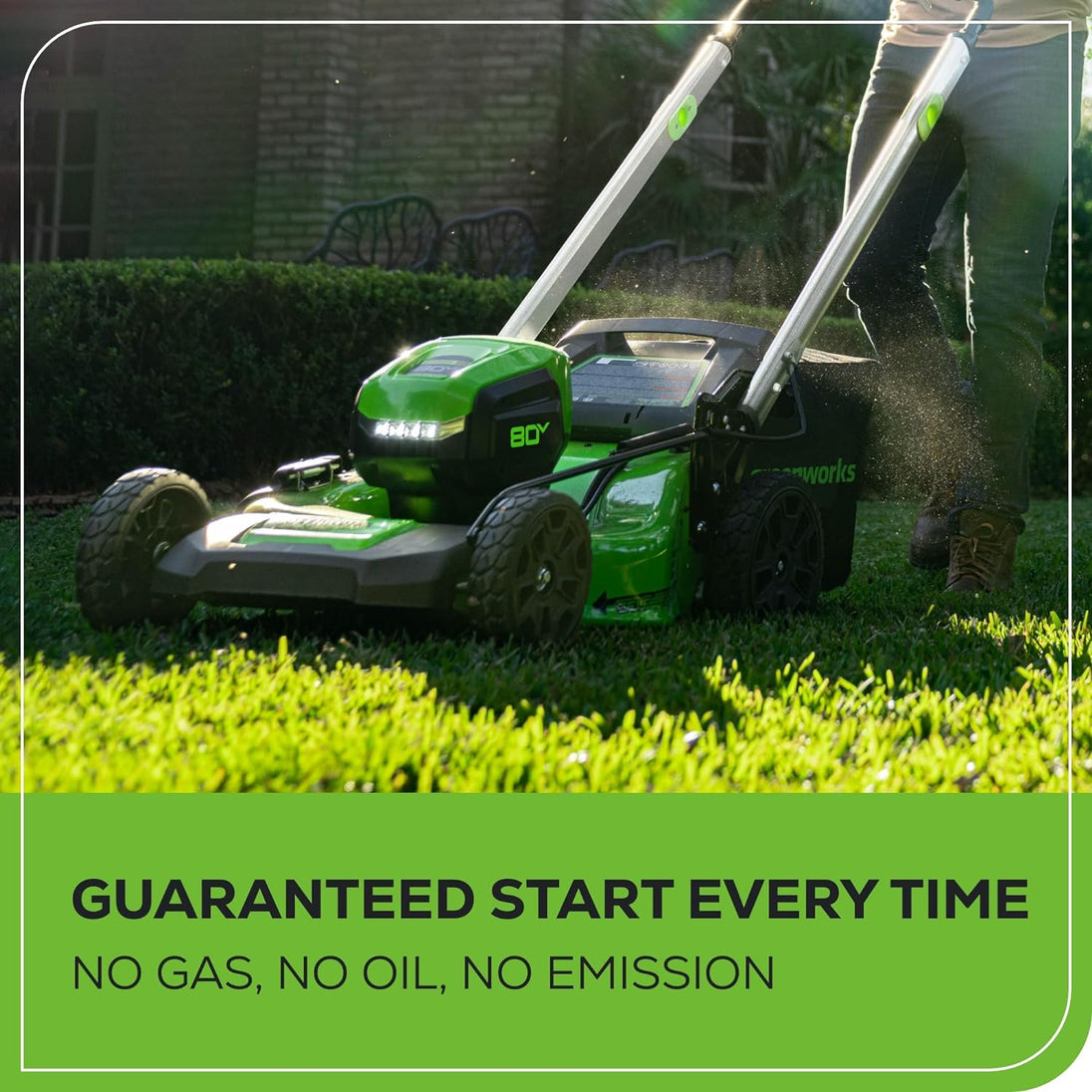 80V 21" Cordless Battery 4-in-1 Self-Propelled Lawn Mower and 700CFM Blower Combo Kit: 5.0 Ah Battery and 6A Charger greenworkstools