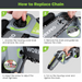 WORKPRO 20V Brushless Cordless Compact Chainsaw with 4.0Ah Battery and Replacement Chain WORKPRO