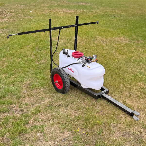 Crytec ATV Quad Sprayer 60 Litre With Towable Trailer Weed Sprayer 4x4 Garden Feeding Crytec