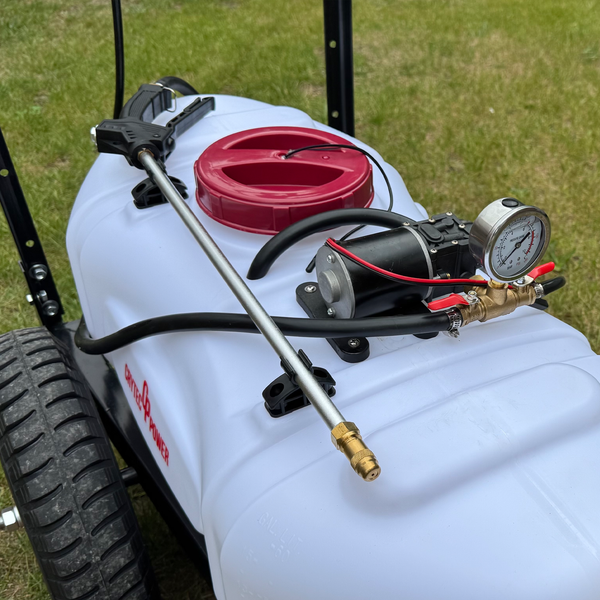 Crytec ATV Quad Sprayer 60 Litre With Towable Trailer Weed Sprayer 4x4 Garden Feeding Crytec