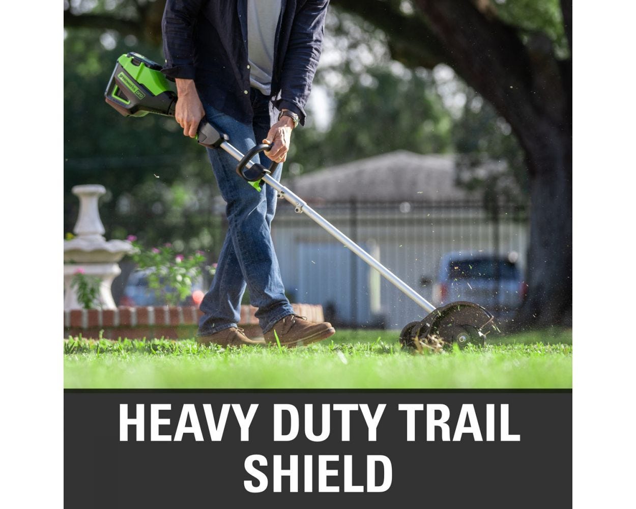 60V 16" String Trimmer and 8" Edger Combo Kit: 2.0 Ah Battery and Charger greenworkstools