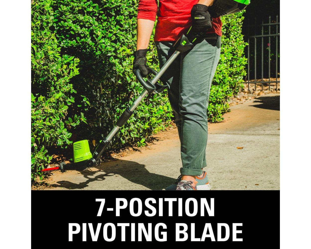 60V 20" Cordless Battery Pole Hedge Trimmer & 610 CFM Leaf Blower Combo Kit w/ 2.0Ah & 2.5Ah Battery & (2) Chargers greenworkstools