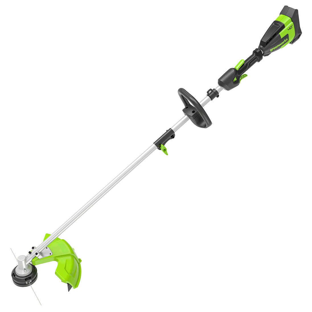 40V 550 CFM Cordless Battery Leaf Blower and 16" Attachment Capable String Trimmer Combo Kit, 4Ah Battery and Charger greenworkstools