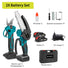 NewBeny Cordless 6" Chainsaw & 25mm Pruning Shears Combo Kit With 2 Batteries and Charger NEWBENY
