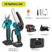 NewBeny Cordless 6" Chainsaw & 25mm Pruning Shears Combo Kit With 2 Batteries and Charger NEWBENY