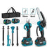 NewBeny Cordless 6" Chainsaw & 25mm Pruning Shears & 2m High Pole Combo Kit With 2 Batteries and Charger NEWBENY