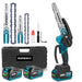NewBeny 8 Inch & 6 Inch Brushless Cordless Chainsaw With 2 Batteries & Charger & Case NEWBENY