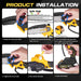 NewBeny 6 Inch Cordless Chainsaw With Extra Chains [2 batteries and a charger included] NEWBENY