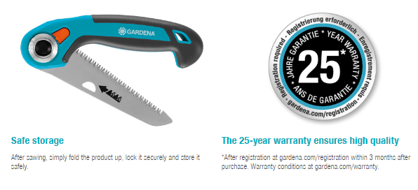 Gardena Gardeners' Folding Saw 135 P 8742-20 Gardena