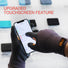 COOLJOB Winter Work Gloves with Anti-slip Grip, Touchscreen Microfoam Nitrile Dipped COOLJOB