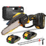 NewBeny 6 Inch Cordless Chainsaw With Extra Chains [2 batteries and a charger included] NEWBENY