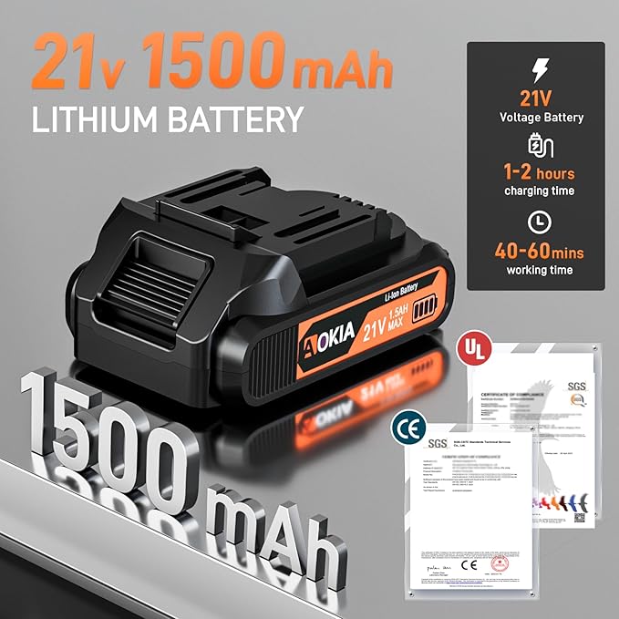 Mini Chainsaw, 4 inch Mini Chainsaw Cordless, Small Hand held Electric Power Chain Saw Battery Powered Operated, Household and Garden for Tree Trimming Wood Cutting, Gifts for Father Husband Men AOKIALLC