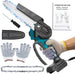 Mini Chainsaw for M-akita 18V Battery, 600 W Brushless Chainsaw Electric 6 Inches, Battery Chainsaws Hand Chainsaw for Garden Shears, Wood Cutting（No Battery） Edtran