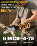 Mini Chainsaw Cordless Fit for Dewalt Battery 20V MAX, NEOTEC 6 Inch & 8 Inch electric Chainsaw with Auto Oiler & Tool-Free Tensioner, Brushless Saw for Tree Trimming,Branch Pruning (NO Battery) NEOTEC