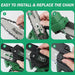 Mini Chainsaw Cordless Battery Powered, 6 Inch Small Electric Chainsaw Brushless, Handheld Pruning Chain Saw for Wood Tree Branches, 4 Chains, 2x 2500 mAh Battery, Garden Tools Christmas Gifts for Dad DEJUNPIOOL