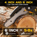 Mini Chainsaw Cordless Fit for DeWalt Battery 20V, 6-Inch & 4-Inch 2-in-1 Electric Chainsaw with Auto Oiling, 5m/s Chain Speed & Safety Lock, Lightweight for Branch Pruning, Tree Trimming (NO Battery) Yourfpv.net