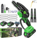 Mini Chainsaw Cordless 6 Inch, Electric Chainsaw Battery Powered with Auto Oiler, Security Lock for Wood Cutting, Tree Trimming, Garden & Household Use(2 Batteries) Yourfpv.net