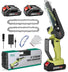 Mini Chainsaw Crodless, 6-Inch Small Chainsaw Electric Chain Saws with 2 Batteries Powered, Super Handheld Protable Saws For Tree Cutting, Tree Branches, Courtyard and Garden Tool WEMARS
