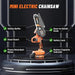 Mini Chainsaw, 4 inch Mini Chainsaw Cordless, Small Hand held Electric Power Chain Saw Battery Powered Operated, Household and Garden for Tree Trimming Wood Cutting, Gifts for Father Husband Men AOKIALLC