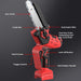 Mini Chainsaw for Milwaukee M18 Battery, Auto-Oiler, 8-Inch and 6-Inch 2-IN-1 Brushless Cordless Pruning Chainsaw, Battery Powered Mini Chainsaw for Wood Cutting, Tree Trimming (only tool) BITOON