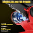 Mini Chainsaw Cordless, Compatible With Milwaukee M18 Battery, Brushless 6-Inch Electric Chainsaw, Handheld Chain Saw for Tree Trimming Wood Cutting (Tool Only) Yourfpv.net
