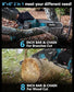 Professional Mini Chainsaw Cordless 8 inch + 6 inch, Electric Chainsaw Cordless with 2x4000mAh Batteries, Upgraded Brushless chainsaw with Auto Oiler for Tree Branch Wood Cutting Velotrex