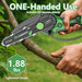 Mini Chainsaw Cordless 6 Inch, Electric Chainsaw Battery Powered with Auto Oiler, Security Lock for Wood Cutting, Tree Trimming, Garden & Household Use(1 Batterie) Yourfpv.net