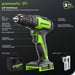 48V (24V x 2) 17" Lawn Mower 4-pc Combo Kit: (2) 4.0 Ah Batteries and (2) 2.0 Ah Batteries and 2A Dual-Port Charger greenworkstools