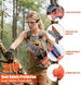Mini Chainsaw, 4 inch Mini Chainsaw Cordless, Small Hand held Electric Power Chain Saw Battery Powered Operated, Household and Garden for Tree Trimming Wood Cutting, Gifts for Father Husband Men AOKIALLC