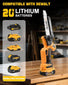 Mini Chainsaw Cordless Fit for Dewalt Battery 20V MAX, NEOTEC 6 Inch & 8 Inch electric Chainsaw with Auto Oiler & Tool-Free Tensioner, Brushless Saw for Tree Trimming,Branch Pruning (NO Battery) NEOTEC