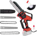 Mini Cordless Chainsaw for Milwaukee M18 Battery,6 Inch & 8 Inch Electric Battery Powered Brushless Chainsaw,400W Auto Oiler Hand Saw for Wood Cutting Tree Trimming(Only Tool) Yourfpv.net