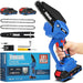 Chainsaw 6 Inch Mini Electric Chain Saw Cordless Battery Powered,Hand Held Saw Pruning Shears Chain for Tree Branches,Courtyard,Household and Garden Gifts for Men Dad Husband Women VNIISSOKTOOLS