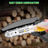 Mini Chainsaw Cordless, 6 inch Electric Chain Saw, Gardening Tool Saw for Wood/Tree Cutting, Garden & Household Use Stocking Stuffers Gift for Men Dad Husband(2 Batteries) Prime Home Tools