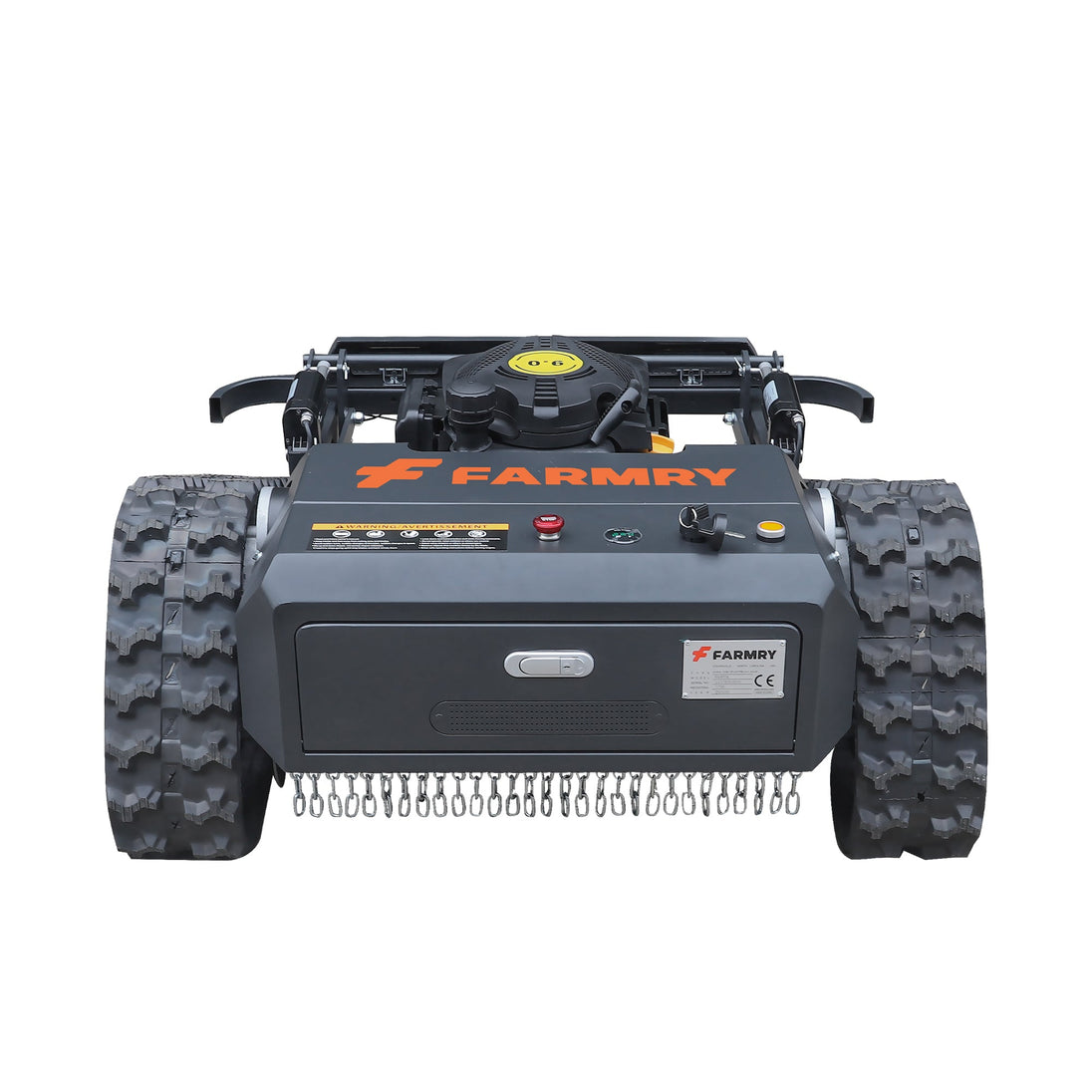 Farmry RM20 Remote-Controlled Tracked Slope Mower — 20.9″ Cut, 35° Slope, 6.1 HP (EPA) Farmry