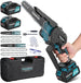 Professional Mini Chainsaw Cordless 8 inch + 6 inch, Electric Chainsaw Cordless with 2x4000mAh Batteries, Upgraded Brushless chainsaw with Auto Oiler for Tree Branch Wood Cutting Velotrex