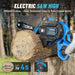 Mini Chainsaw, 4 inch Mini Chainsaw Cordless, Small Hand held Electric Power Chain Saw 1 Battery Powered Operated, Household and Garden for Tree Trimming Wood Cutting, Gifts for Father Husband Men AOKIALLC