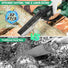 Mini Chainsaw Cordless Battery Powered, 6 Inch Small Electric Chainsaw Brushless, Handheld Pruning Chain Saw for Wood Tree Branches, 4 Chains, 2x 2500 mAh Battery, Garden Tools Christmas Gifts for Dad DEJUNPIOOL