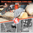 Mini Chainsaw, 4 inch Mini Chainsaw Cordless, Small Hand held Electric Power Chain Saw Battery Powered Operated, Household and Garden for Tree Trimming Wood Cutting, Gifts for Father Husband Men AOKIALLC