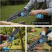 Mini Chainsaw Cordless, 8 Inch & 6 Inch Portable Electric Chain Saw with 2 Battery 8 Chains, Auto Oiler, Battery Powered Small Handheld Saw for Wood Cutting, Tree Trimming, Garden(Blue) Yourfpv.net