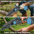Mini Chainsaw Cordless, 8 Inch & 6 Inch Portable Electric Chain Saw with 2 Battery 8 Chains, Auto Oiler, Battery Powered Small Handheld Saw for Wood Cutting, Tree Trimming, Garden(Blue) Yourfpv.net