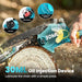 Seesii Mini Chainsaw 8-inch, Mini Chainsaw Cordless Tool Set, Battery Chainsaw with 2x 4.0Ah Batteries, Handheld Electric Power Chain Saw with Oiler, Safety Lock for Tree Trimming,Wood Cutting Seesii