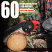 BEST Mini Chainsaw 6 Inch, Gardtech Cordless Portable Electric Chain Saw Handheld Electric Chainsaws with 2025 Upgraded 4 Chains 2 Batteries Good for Olders, DIYer, Gardeners Continuously 2 Hours Work GARDTECH